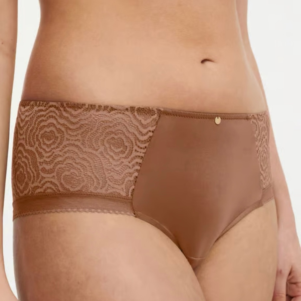Chantelle C Jolie Lace Hipster- Tabac